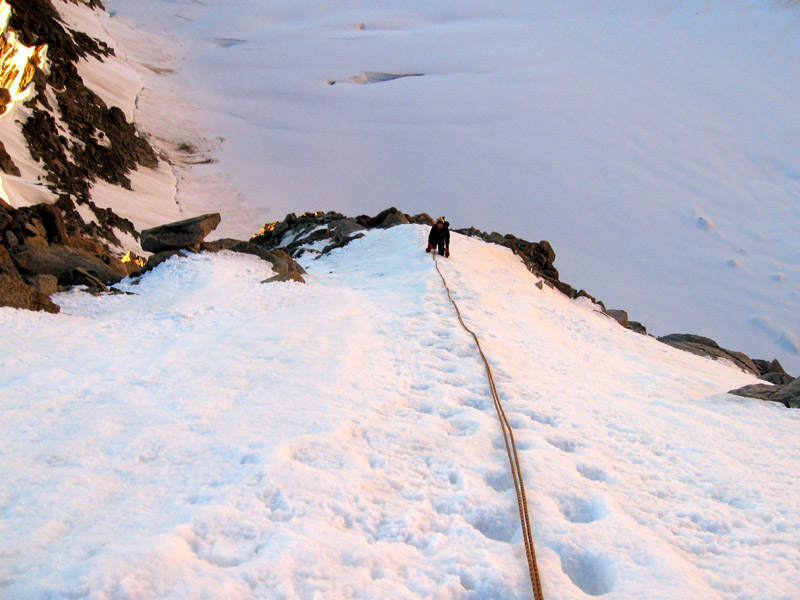 Mont Maudit cresta Kuffner Mont Maudit cresta Kuffner