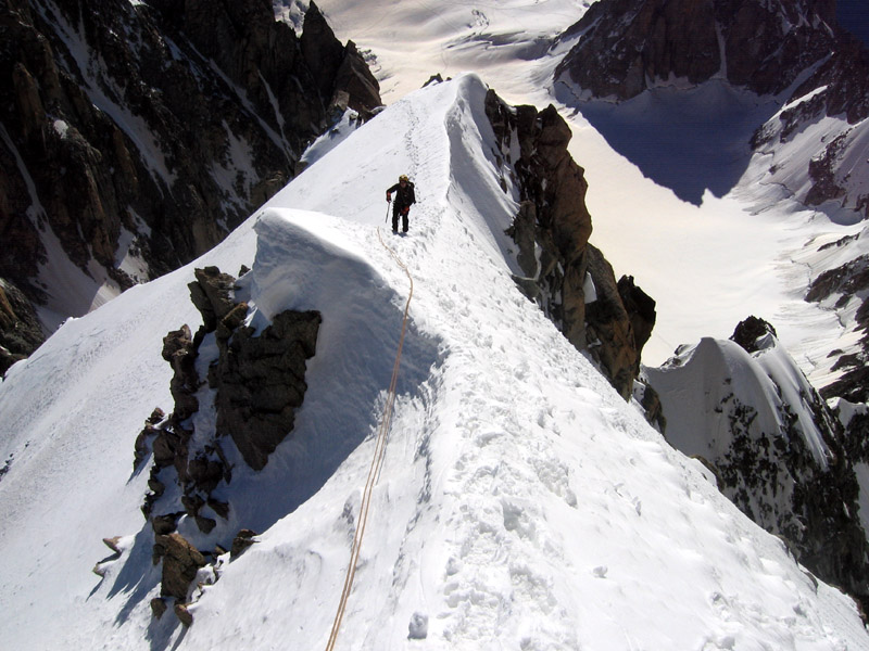 Mont Maudit cresta Kuffner Mont Maudit cresta Kuffner