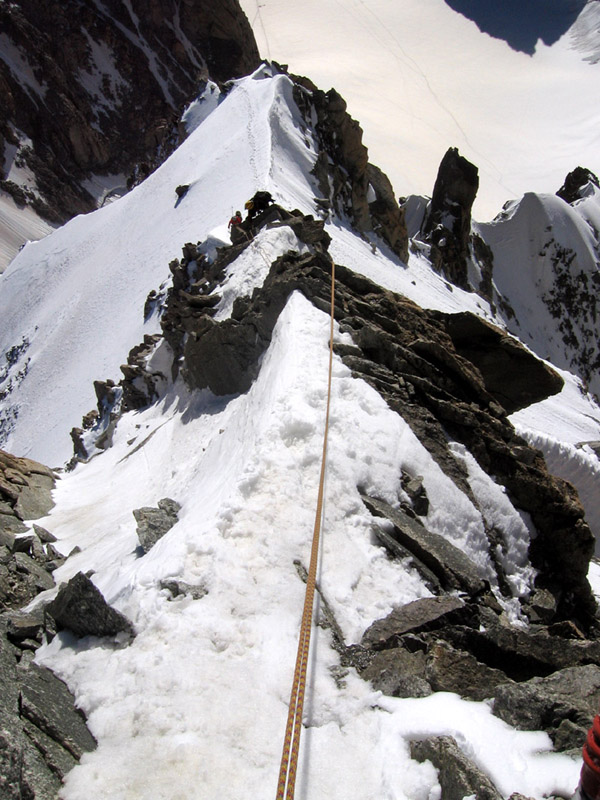 Mont Maudit cresta Kuffner Mont Maudit cresta Kuffner