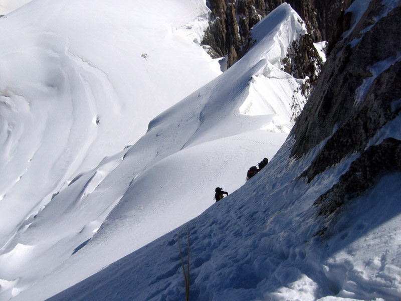 Mont Maudit cresta Kuffner