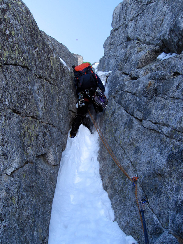 Couloir dell H, Monte Nero Couloir dell H, Monte Nero