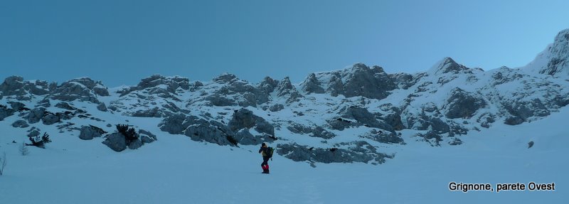Grignone, tutta la parete