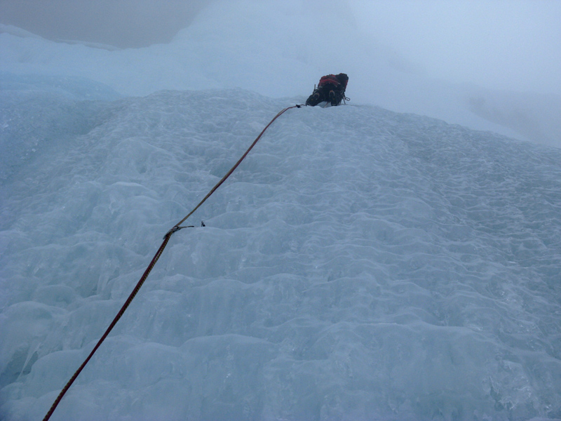 Albigna: Il Candelone, variante della grotta