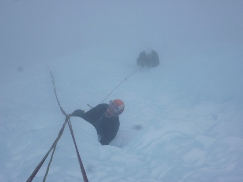 Albigna: Il Candelone, variante della grotta