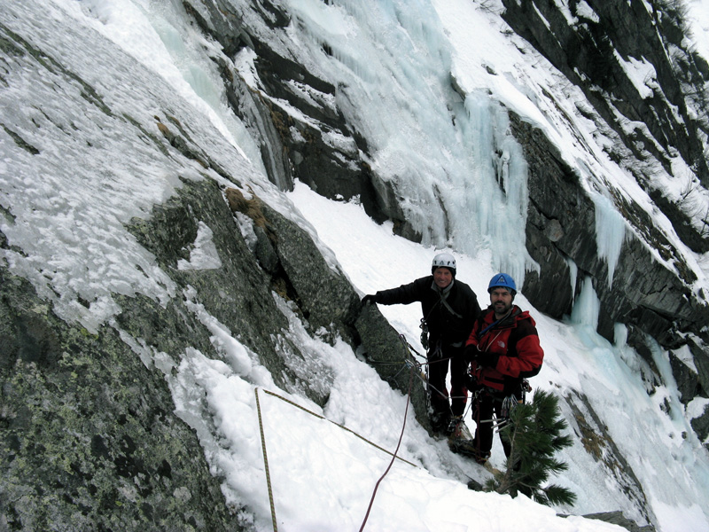 Albigna: Il Candelone, variante della grotta