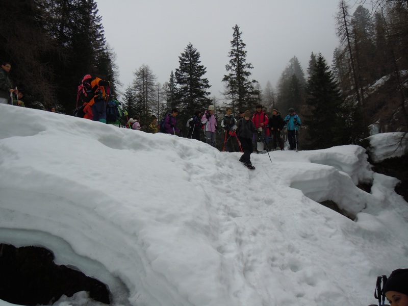 1 uscita su neve Alpinismo Giovanile