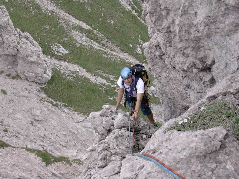 Magnaghi Centrale via Dandin, 2 tiro, il Luca in uscita
