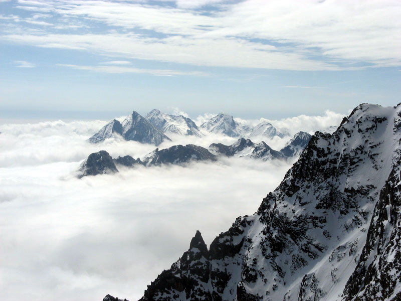 mare d nuvole, dalla becca d sal (vallone delle laures)