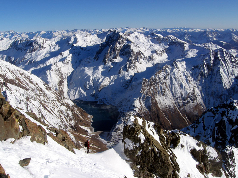 Pizzo Coca cresta est