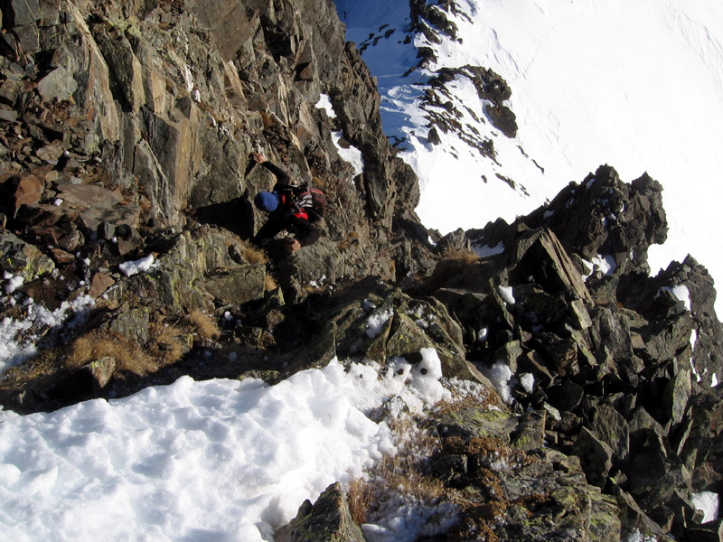 Pizzo Coca cresta est