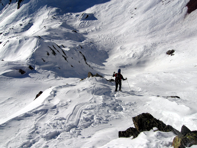 Pizzo Coca cresta est