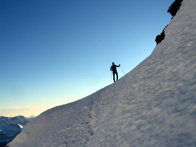 Pizzo Coca cresta est